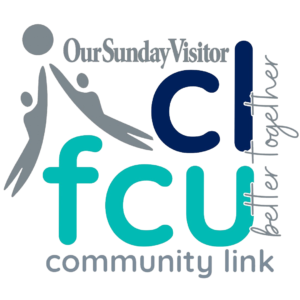 CLFCU logo combined with Our Sunday Visitor Employee's FCU logo stating better together